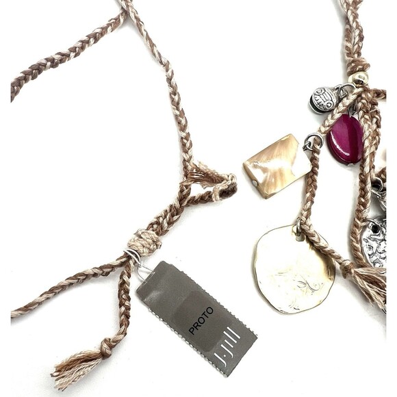 J. JILL Summer Solstice Tassel Pendant Necklace NWT $50 - Picture 4 of 5